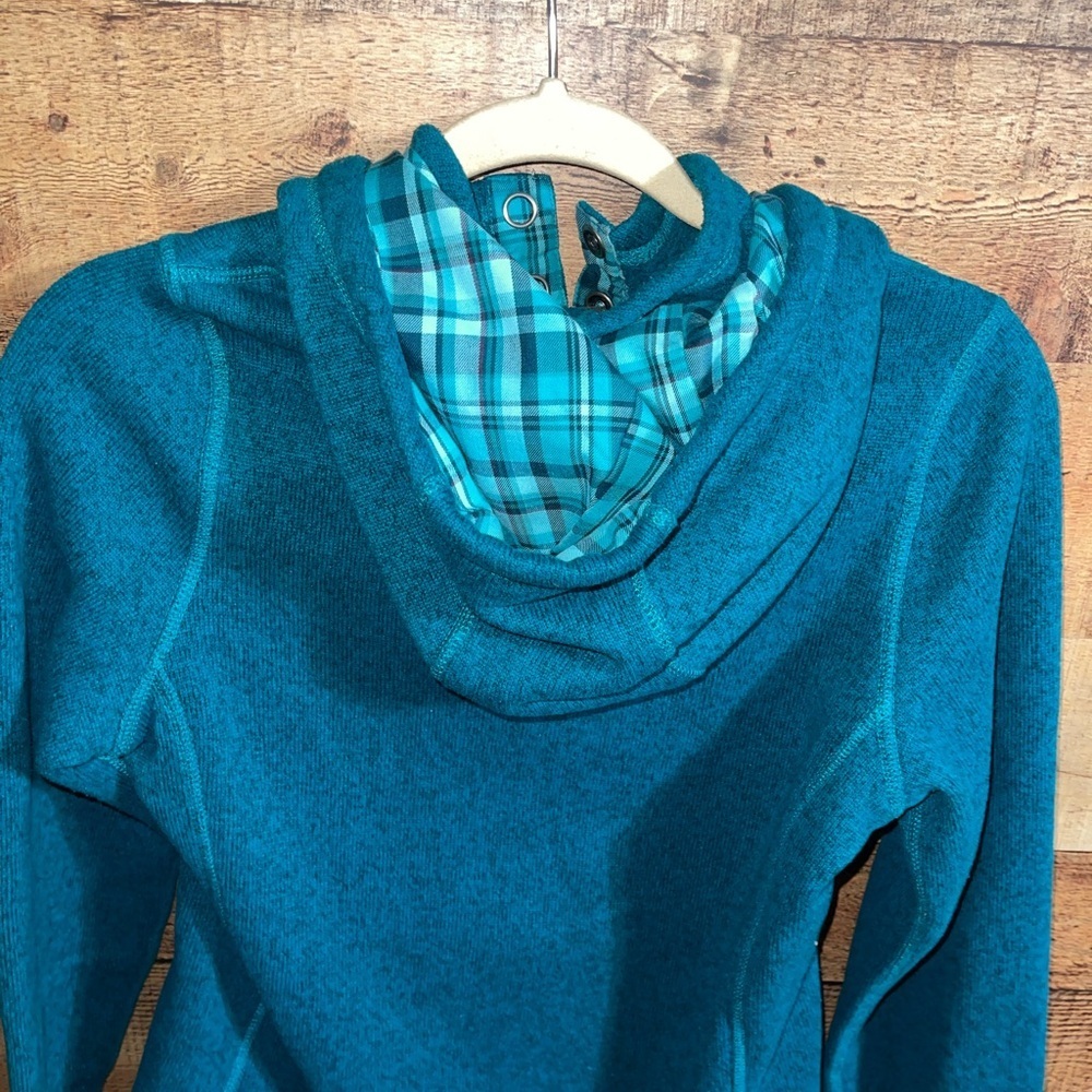 The North Face rare plaid accent hoodie - Picture 6 of 7